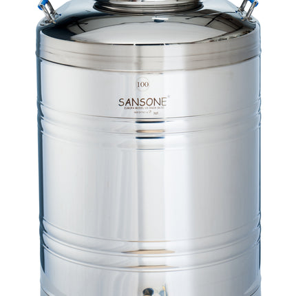 Sansone Stainless Fusti Tank - Eurowelded (Europa Model) - 100L