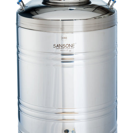 Sansone Fusti Tank | Stainless Steel | 26.4 Gallon | 100L - Return
