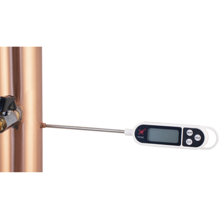 AlcoEngine - Copper Reflux Still w/ Garden Hose Quick Disconnect (QD)