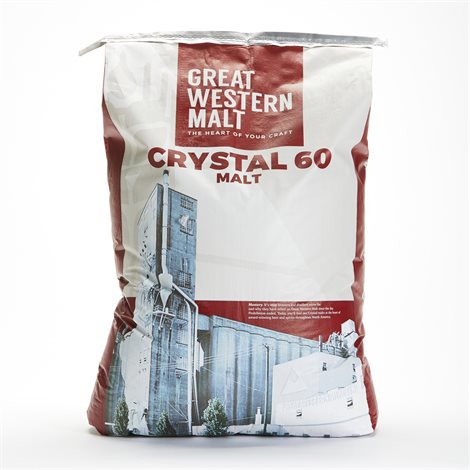 Malt - Great Western Crystal 60 - Per Lb (Showroom Only)