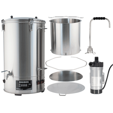 DigiMash w/ Pump Kit - DigiBoil 65L, Mash Upgrade and Recirculation Pump Kit - 220V