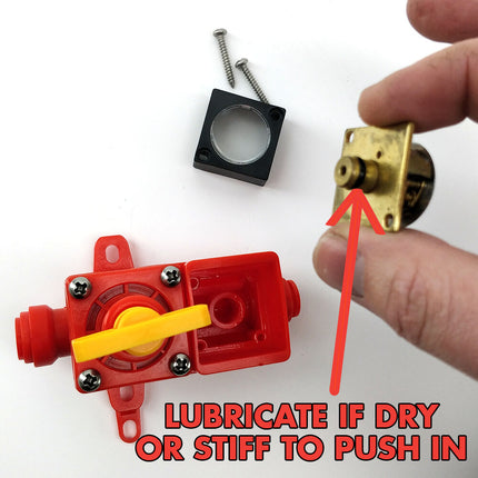 Blowtie 2 Diaphragm Spunding Valve - Adjustable PRV w/ Integrated Gauge (0-15 psi) - 8mm Duotight