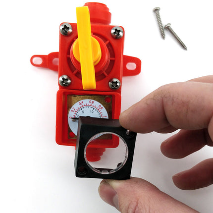 Blowtie 2 Diaphragm Spunding Valve - Adjustable PRV w/ Integrated Gauge (0-15 psi) - 8mm Duotight