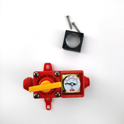 Blowtie 2 Diaphragm Spunding Valve - Adjustable PRV w/ Integrated Gauge (0-15 psi) - 8mm Duotight