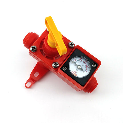 Blowtie 2 Diaphragm Spunding Valve - Adjustable PRV w/ Integrated Gauge (0-15 psi) - 8mm Duotight