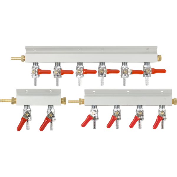 Gas Manifold - 1/4 in. (Aluminum)