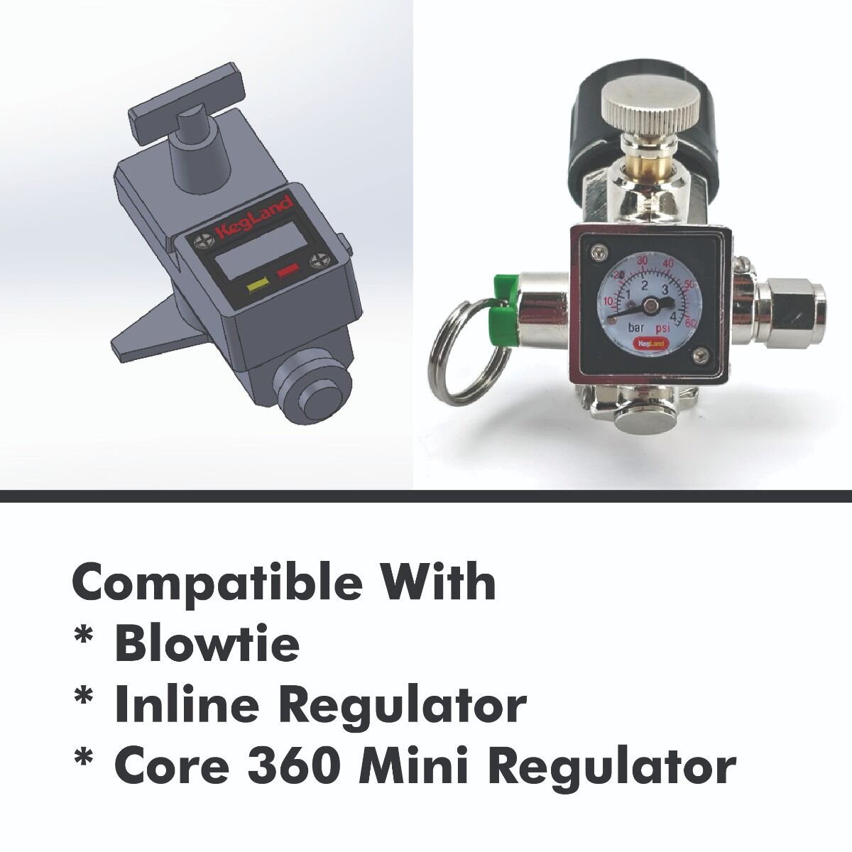 Mini Air Regulator with Gauge - Campbell Hausfeld - MP514803AV Mini Air Regulator with Gauge - Campbell Hausfeld - MP514803AV