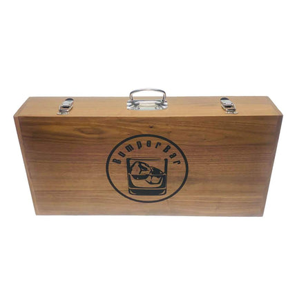 BumperBar - Portable Bar System - Top Shelf Walnut