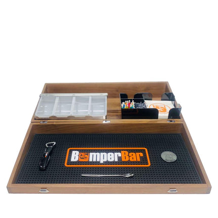 BumperBar - Portable Bar System - Top Shelf Walnut