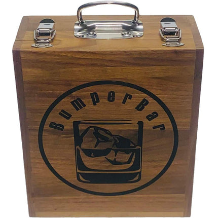 BumperBar - Wingman Ice Bucket & Cutting Board - Top Shelf Walnut