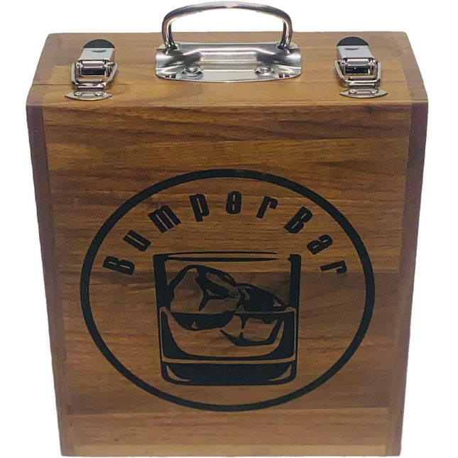 BumperBar - Wingman Ice Bucket & Cutting Board - Top Shelf Walnut