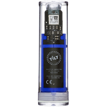 Tilt Hydrometer and Thermometer - Blue