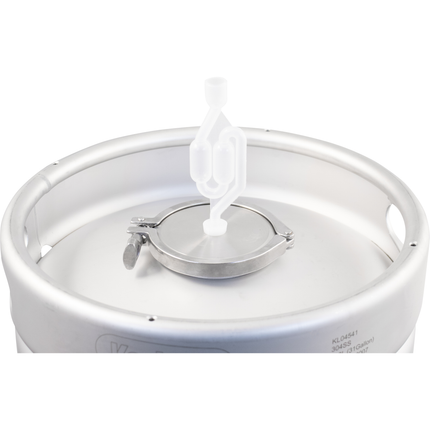 Kegmenter - 1 BBL (4 in T.C. Flat Lid, Airlock, Bottom Port)