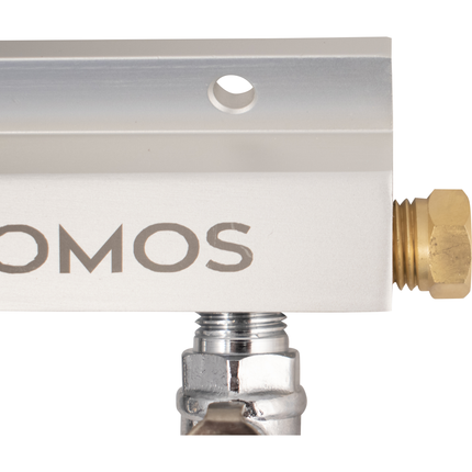 KOMOS Gas Manifold - Aluminum - 1/4" Flare - PLACEHOLDER