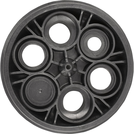 FermZilla - Flat Twister Lid w/ O-ring - 3-hole for Temp Twister and Thermowell