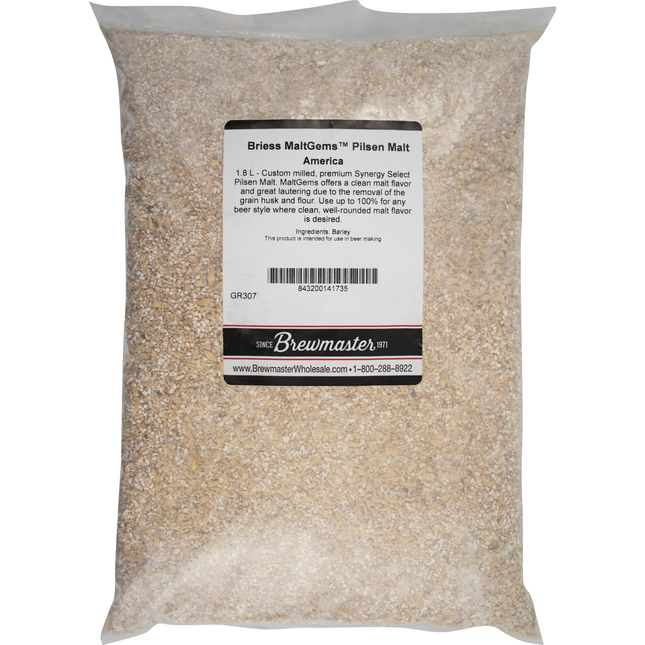 Synergy Select Pilsen Malt - Briess MaltGems - Per Lb (Showroom Only)