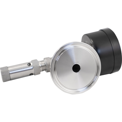 TC Pressure Relief Valve w/ Pressure Gauge - 1.5 in. T.C.