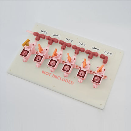 6 Output Gas Board for Duotight In-Line Plastic Regulator