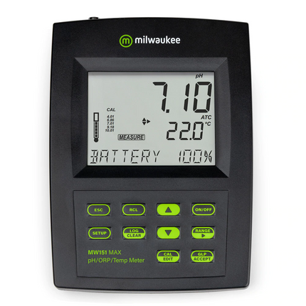 Milwaukee MW151 MAX pH/ORP/Temp Logging Bench Meter (Milwaukee# MW151US)