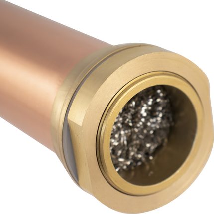 AlcoEngine Copper Reflux Still Top w/ Barb Connections - Used
