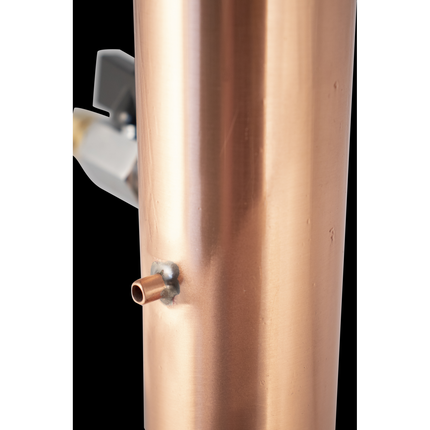 AlcoEngine Copper Reflux Still Top w/ Barb Connections - Return