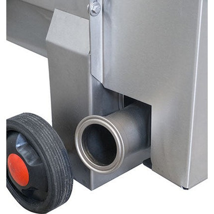 EnoItalia Jolly 25 Motorized Destemmer Only W/Screw Feed & Must Pump - 3 in. T.C. connections - PLACEHOLDER