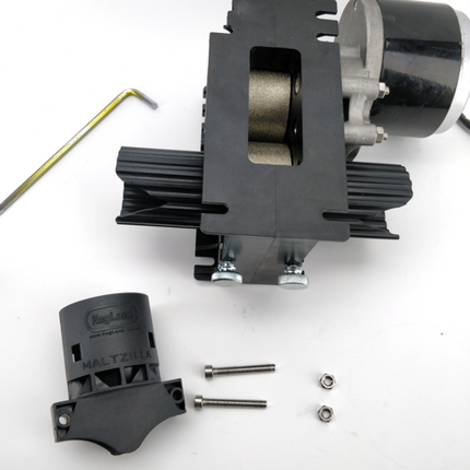 MaltZilla Motorized Grain Mill Complete Kit w/ Hopper, Power Supply, Base Board, MoreBeer Bucket