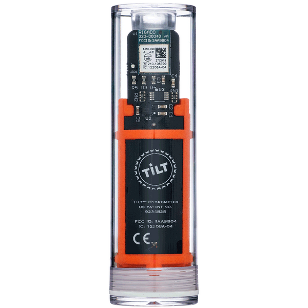 Tilt™ Hydrometer and Thermometer - Orange
