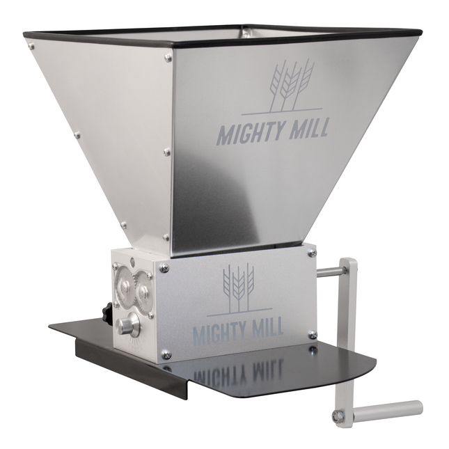 Mighty Mill 3 Roller Grain Mill w/ Base