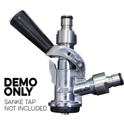 Sanke to Ball Lock Adapters - Beer Side + Gas Side