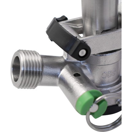 KOMOS Keg Coupler - D-Style Sanke Coupler with PRV (Stainless)