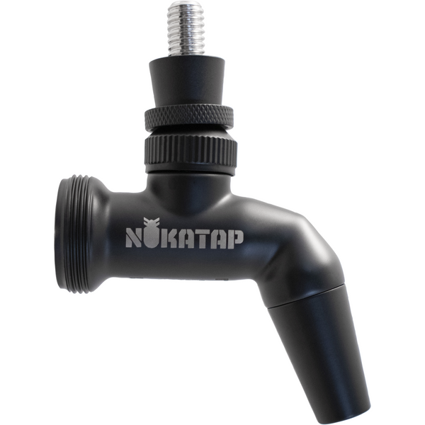 NukaTap® Stainless Steel Beer Faucet | Matte Black Finish | Stealth Bomber Edition | Forward Sealing