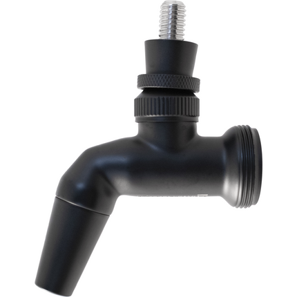 Nukatap Stealth Bomber Stainless Steel Faucet (Matte Black / Black Spout)