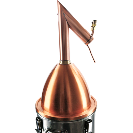 AlcoEngine Copper Alembic Distillation Lid | 6mm Gasket - Used