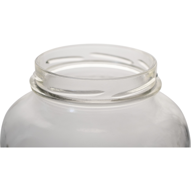 1 Gallon Glass Widemouth Jar - No Lid - Each (Lug Finish)