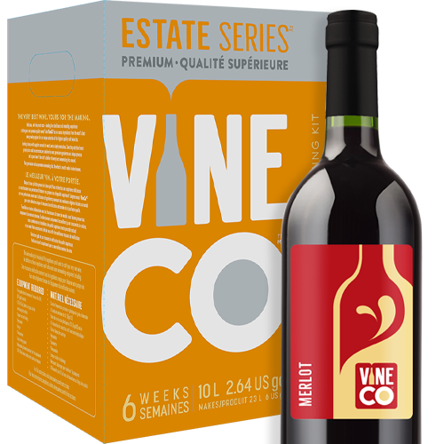 Wine Kit - VineCo - Estate Series - Merlot, CAL