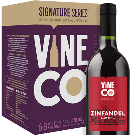 Wine Kit - VineCo - Signature Series - Zinfandel, California (Includes Skins)