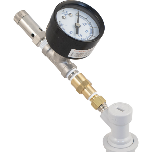 Ball Lock Valve With Gauge and PRV