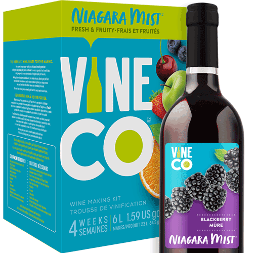 Wine Kit - VineCo - Niagara Mist - Blackberry