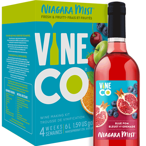 Wine Kit - VineCo - Niagara Mist - Blue Pom