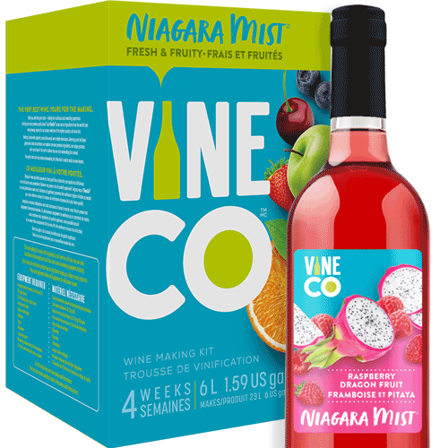 Wine Kit - VineCo - Niagara Mist - Raspberry Dragon Fruit