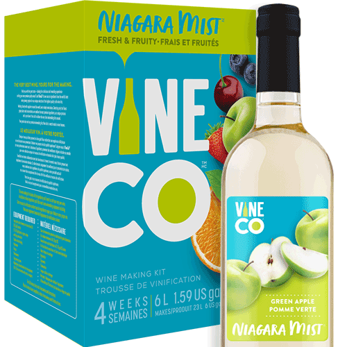 Wine Kit - VineCo - Niagara Mist - Green Apple
