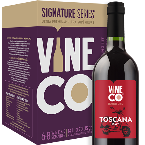 Wine Kit - VineCo - Signature Series - Toscana, Italy (Includes Skins)