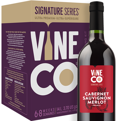 Wine Kit - VineCo - Signature Series - Cabernet Sauvignon Merlot, France (Includes Skins)