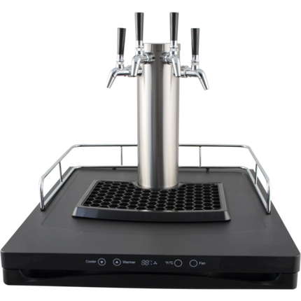 Komos V2 Kegerator with Stainless Tower and NukaTap Faucets - PLACEHOLDER