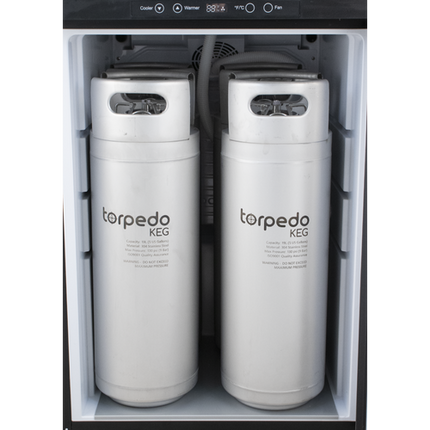 Komos V2 Kegerator with Stainless Tower and NukaTap Faucets - PLACEHOLDER