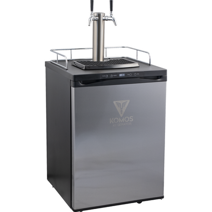 Komos V2 Kegerator - Wine Kegerator - with Stainless Tower, NukaTap SS Faucet, Regulator Adapter - PLACEHOLDER