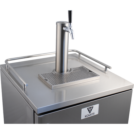 Komos Stainless Steel Outdoor Kegerator with Stainless Tower and NukaTap Faucets - PLACEHOLDER