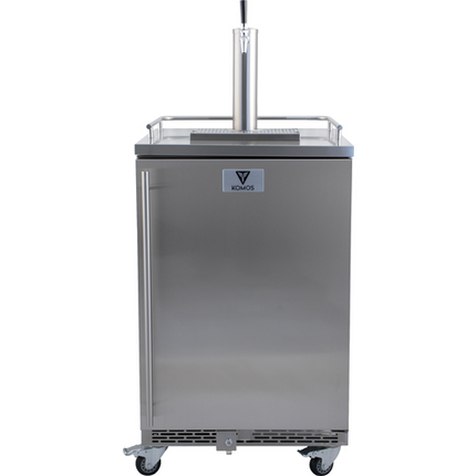 Komos Stainless Steel Outdoor Kegerator with Stainless Tower and NukaTap Faucets - PLACEHOLDER