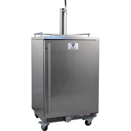 Komos Stainless Steel Outdoor Kegerator with Stainless Tower and NukaTap Faucets - PLACEHOLDER